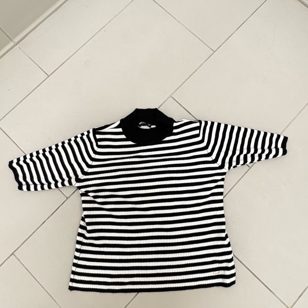 Striped Black and White Kids Shirt